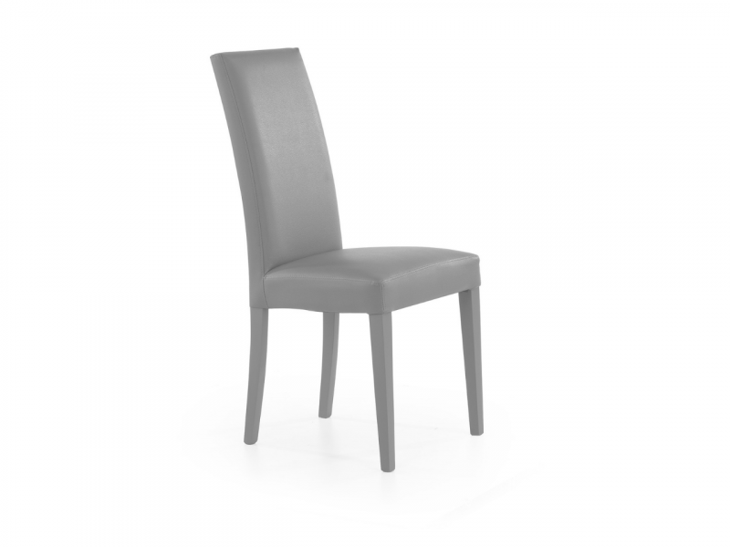 Cadeira Nancy Imitação de Couro Cinzento Pérola 100x46x45cm